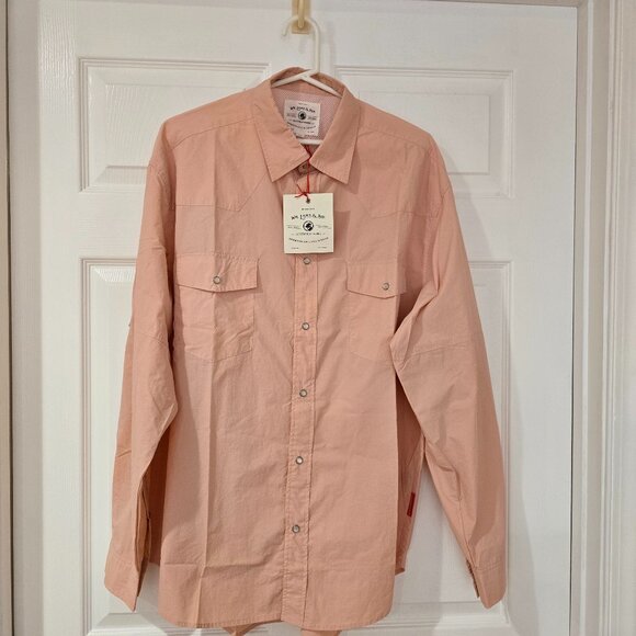 WM Lamb & Son Southern Proper Sportsman Collection Field Shirt Pearl Snap XL NWT - Picture 1 of 13
